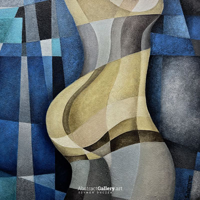 Contemporary Venus abstract painting contemporary modern art Szymon Duczek