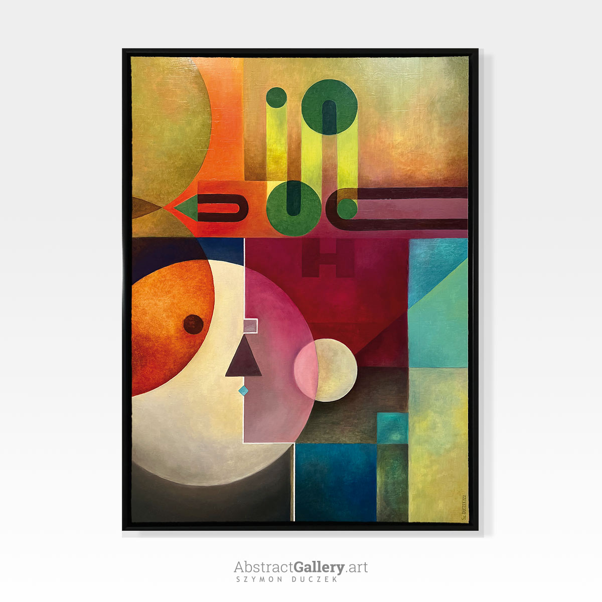 Bauhaus. Abstract painting art gallery