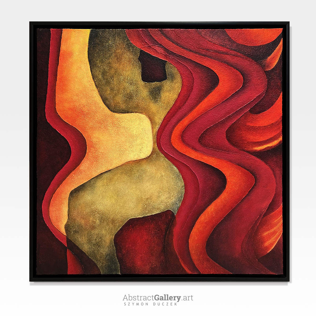 Sound. Abstract painting art gallery